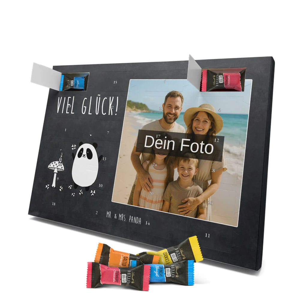  Panda Szczęście Personalisierter Schoko Foto Adventskalender