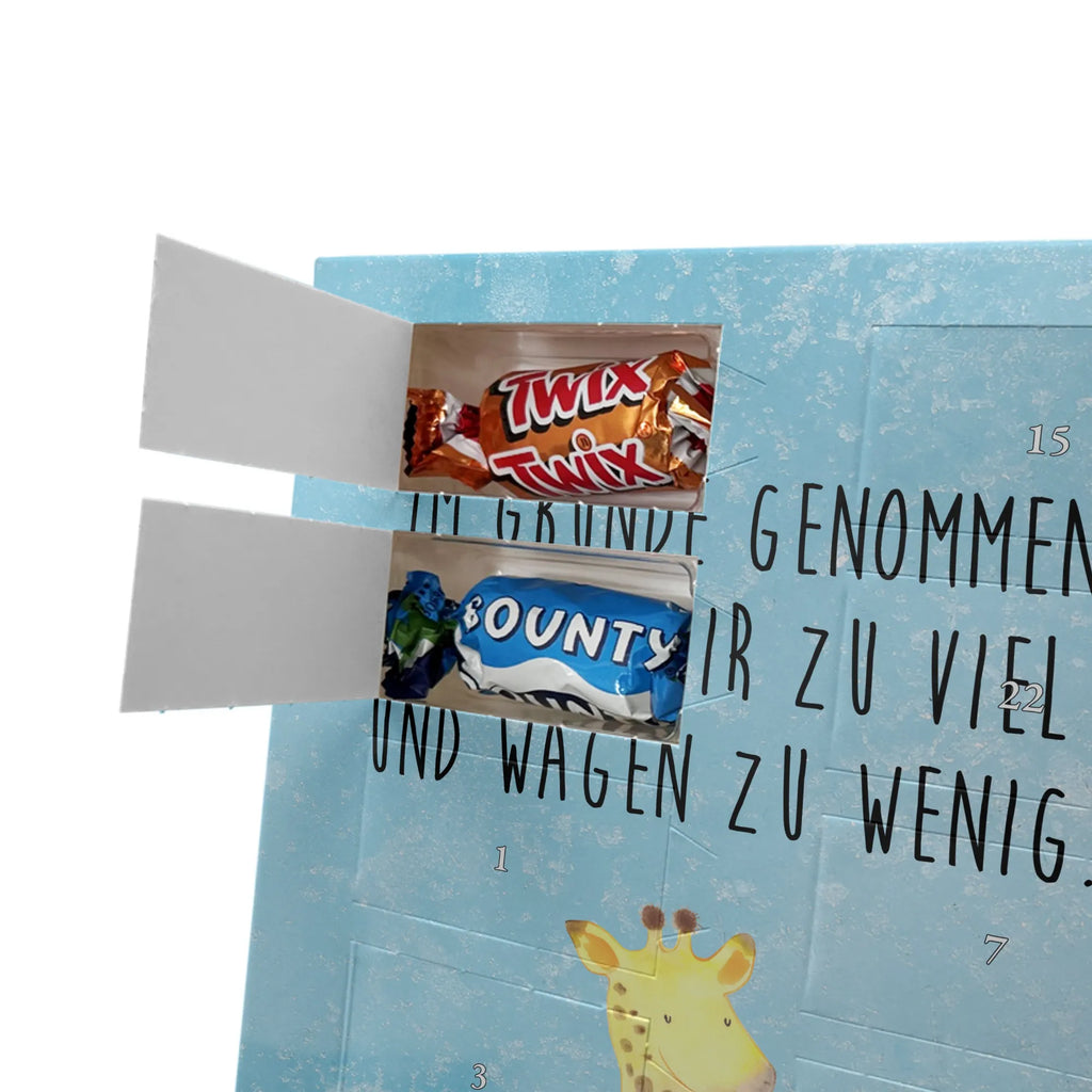 Personalisierter Schoko Foto Adventskalender Giraffe Zufrieden Personalisierter Schoko Foto Adventskalender, Afrika, Wildtiere, Glück, Abenteuer, Giraffe, Zufrieden