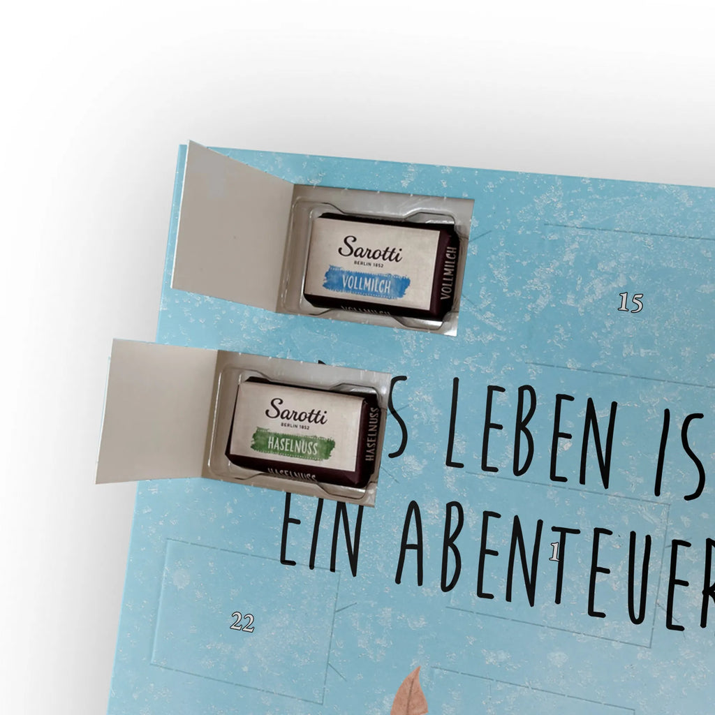 Personalisierter Schoko Foto Adventskalender Eule Federschmuck Personalisierter Schoko Foto Adventskalender, Eule, Dekoration, Federschmuck, Owl, Das Leben ist ein Abenteuer, Reisespruch, Eule Deko