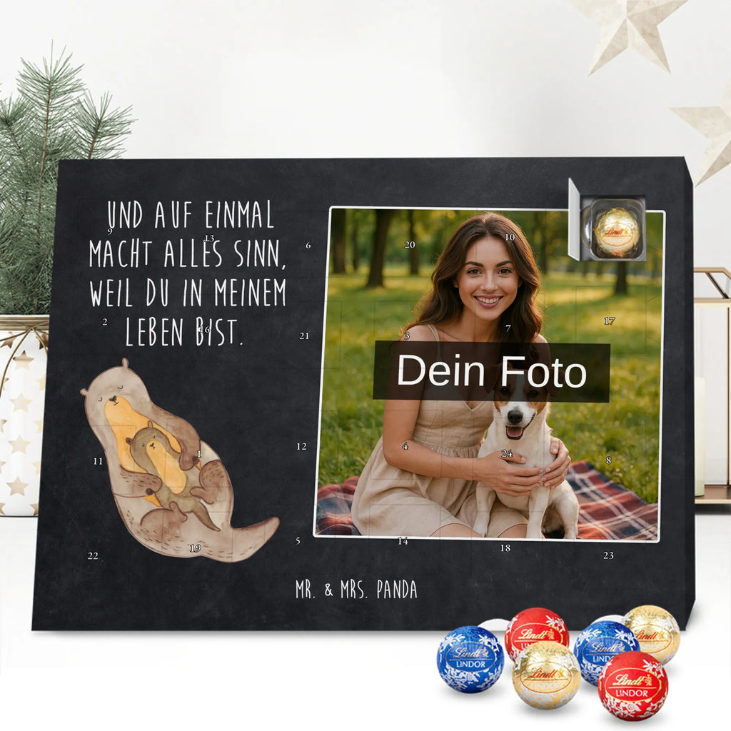 Personalisierter Schoko Foto Adventskalender Otter Kind Personalisierter Schoko Foto Adventskalender, Fischotter, Otter, Seeotter, Otter Seeotter See Otter