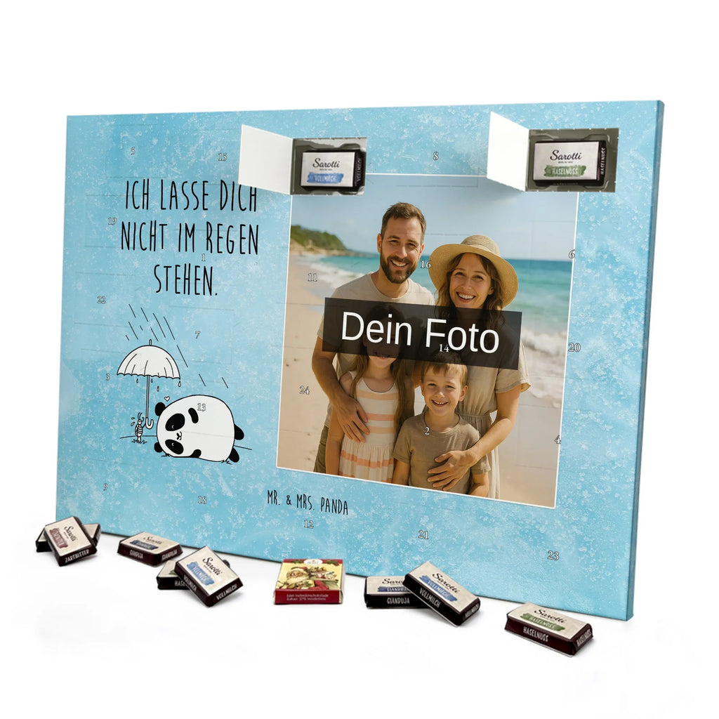  Panda Przyjaźń Personalisierter Schoko Foto Adventskalender