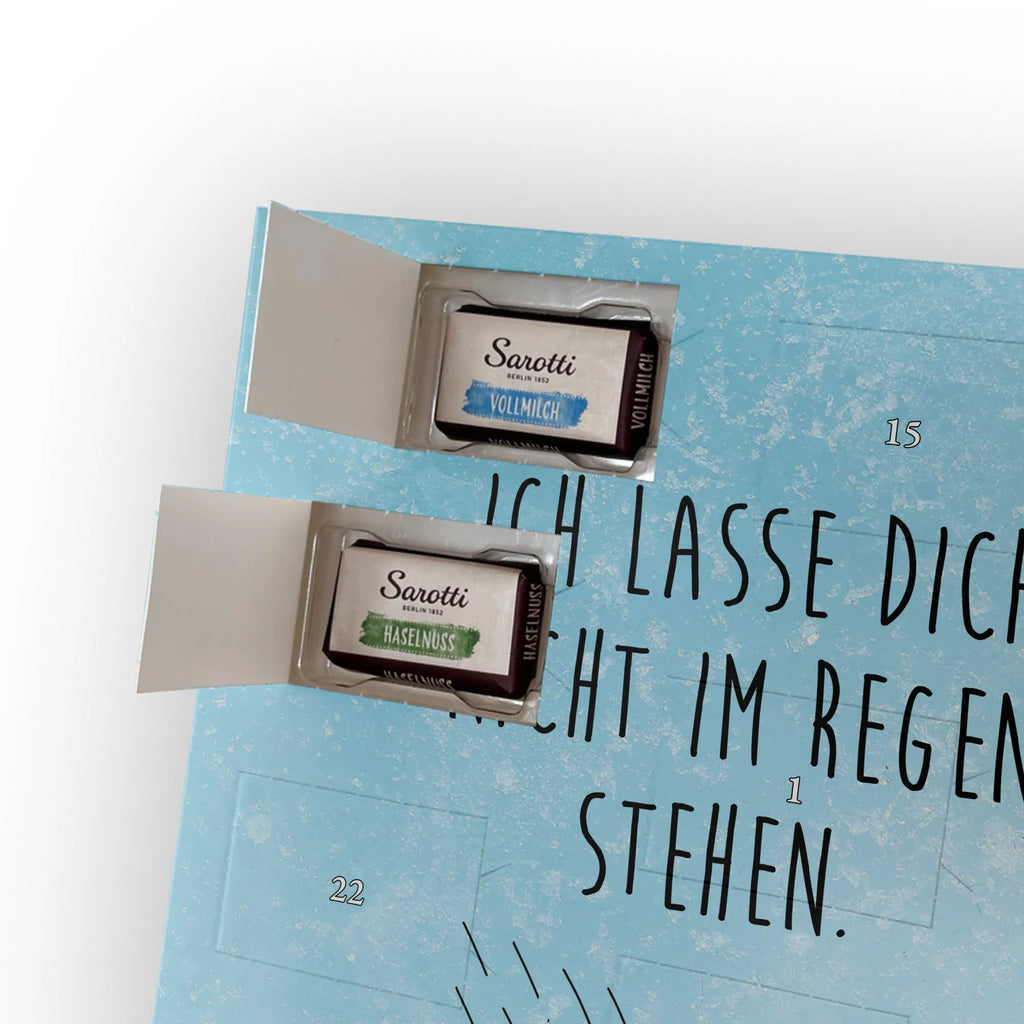  Panda Przyjaźń Personalisierter Schoko Foto Adventskalender