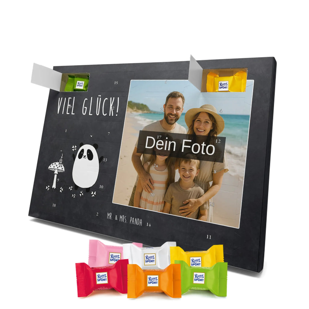  Panda Szczęście Personalisierter Schoko Foto Adventskalender