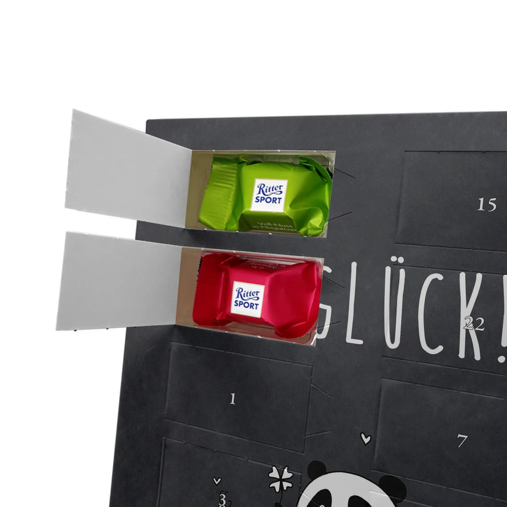  Panda Szczęście Personalisierter Schoko Foto Adventskalender