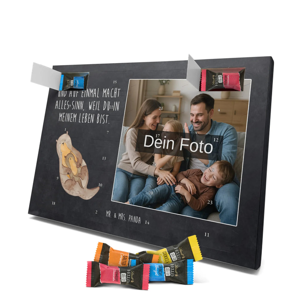 Personalisierter Schoko Foto Adventskalender Otter Kind Personalisierter Schoko Foto Adventskalender, Fischotter, Otter, Seeotter, Otter Seeotter See Otter