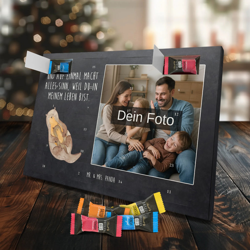 Personalisierter Schoko Foto Adventskalender Otter Kind Personalisierter Schoko Foto Adventskalender, Fischotter, Otter, Seeotter, Otter Seeotter See Otter