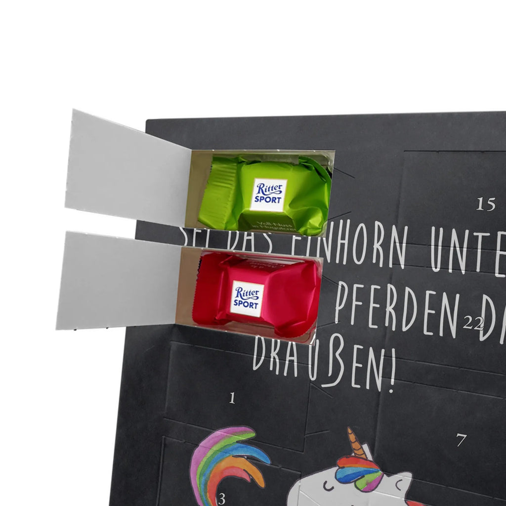 Personalisierter Schoko Foto Adventskalender Einhorn Stolzieren Personalisierter Schoko Foto Adventskalender, Unicorn, Einhorn, Einhörner, Einhorn Deko, Freundin, Anders, Pferd, Bunt, Reiten, Stolz, Geschenk, Reiter