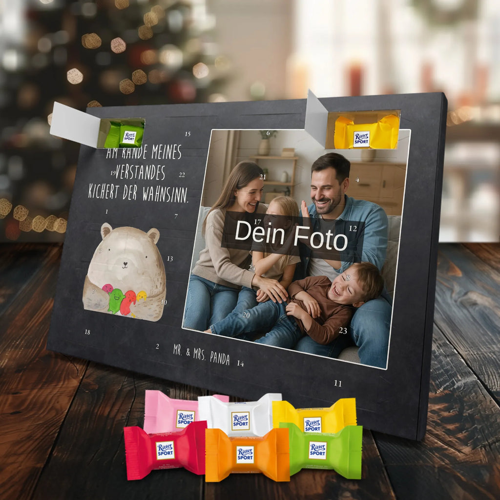 bear Feeling Personalisierter Schoko Foto Adventskalender, Teddybär, Teddy, Bär, Verrückt, Wahnsinn, Durchgedreht