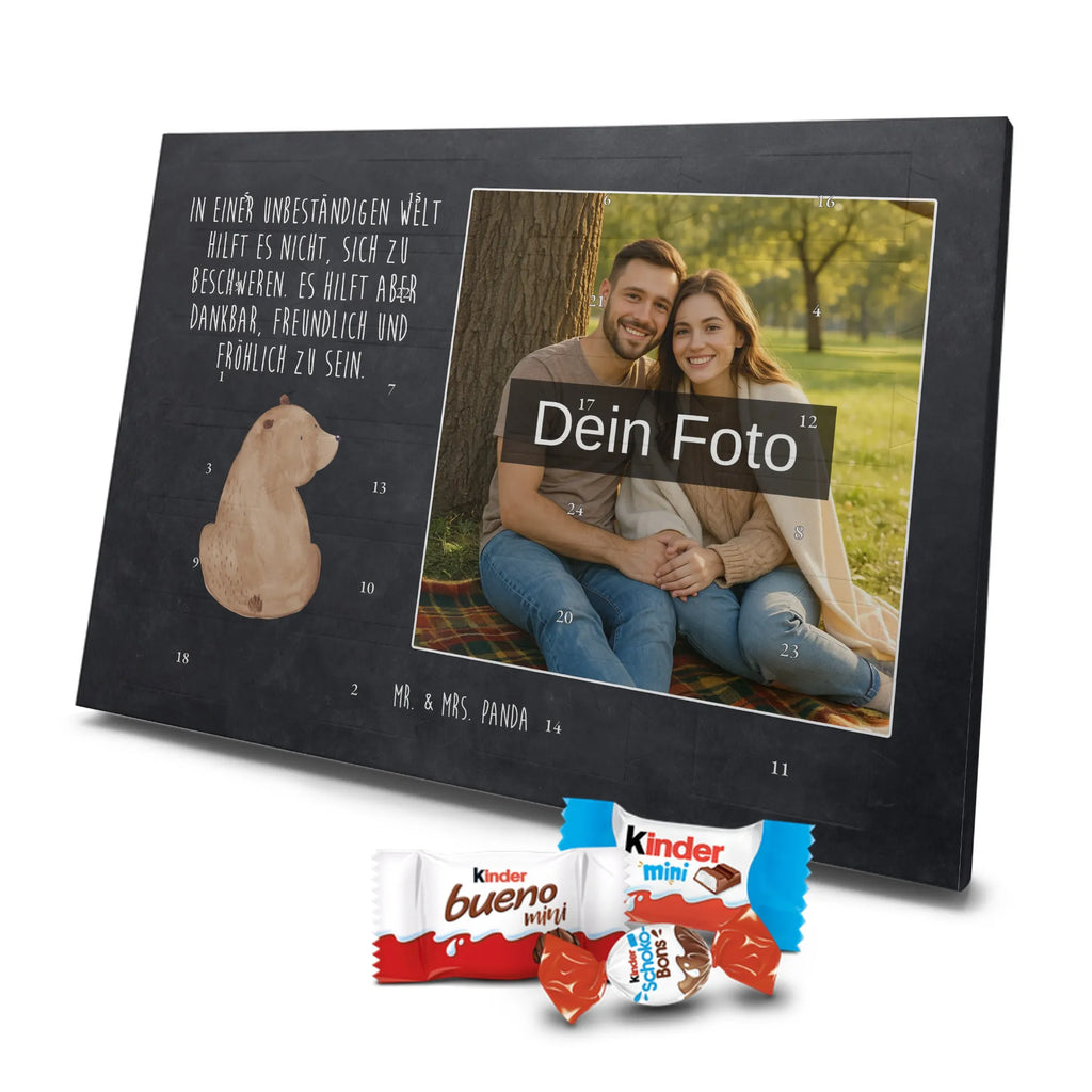  bear shoulder look Personalisierter Schoko Foto Adventskalender, Teddybär, Teddy, Bär, Bärenliebe, Motivation, Selbstachtung, Weisheit, Bären, Weltansicht