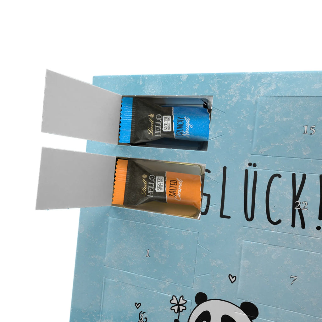 Panda Szczęście Personalisierter Schoko Foto Adventskalender