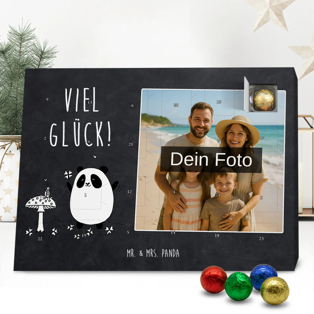  Panda Szczęście Personalisierter Schoko Foto Adventskalender
