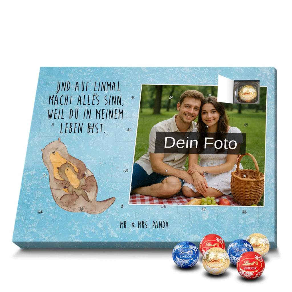 Personalisierter Schoko Foto Adventskalender Otter Kind Personalisierter Schoko Foto Adventskalender, Fischotter, Otter, Seeotter, Otter Seeotter See Otter