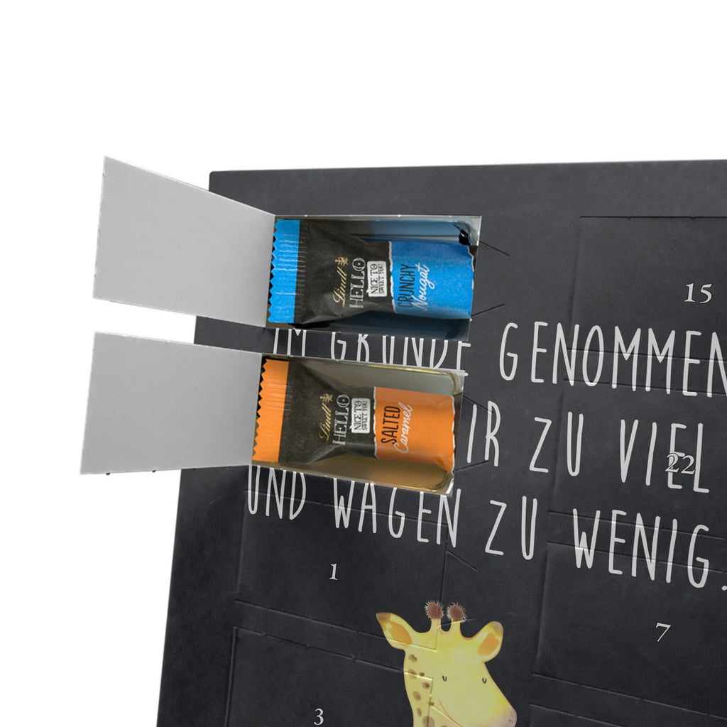 Personalisierter Schoko Foto Adventskalender Giraffe Zufrieden Personalisierter Schoko Foto Adventskalender, Afrika, Wildtiere, Glück, Abenteuer, Giraffe, Zufrieden