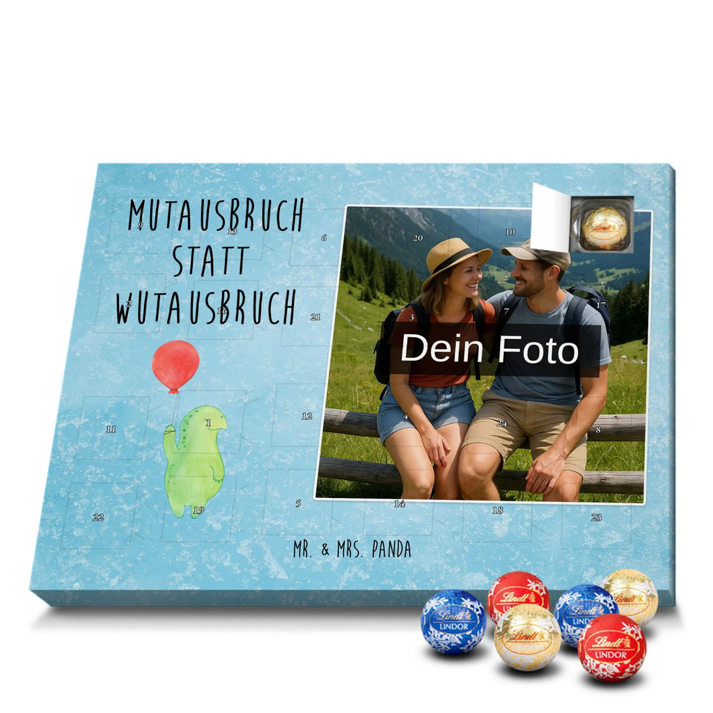  tortoise balloon Personalisierter Schoko Foto Adventskalender, Schildkröte, Motivation, Mutausbruch, Schildkröten, Motivationsspruch