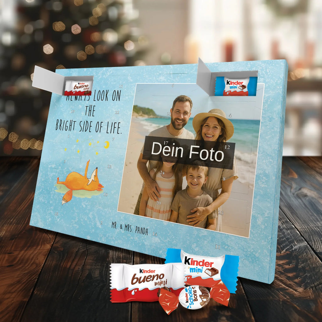 Personalisierter Schoko Foto Adventskalender Fuchs Sterne Personalisierter Schoko Foto Adventskalender, Fuchs, Spruch schön, Romantik, Füchse, Always Look On The Bright Side Of Life, Tröstende Worte, Spruch Positiv