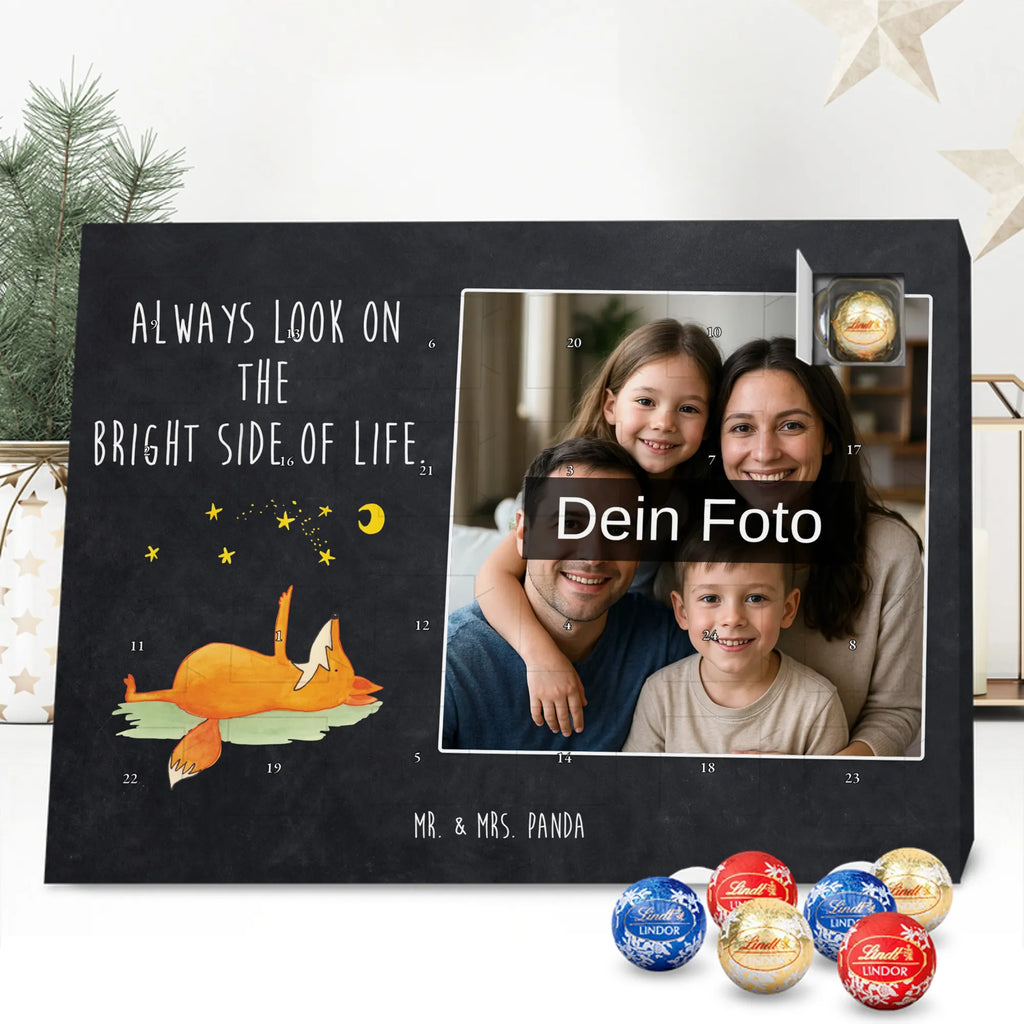 Personalisierter Schoko Foto Adventskalender Fuchs Sterne Personalisierter Schoko Foto Adventskalender, Fuchs, Spruch schön, Romantik, Füchse, Always Look On The Bright Side Of Life, Tröstende Worte, Spruch Positiv