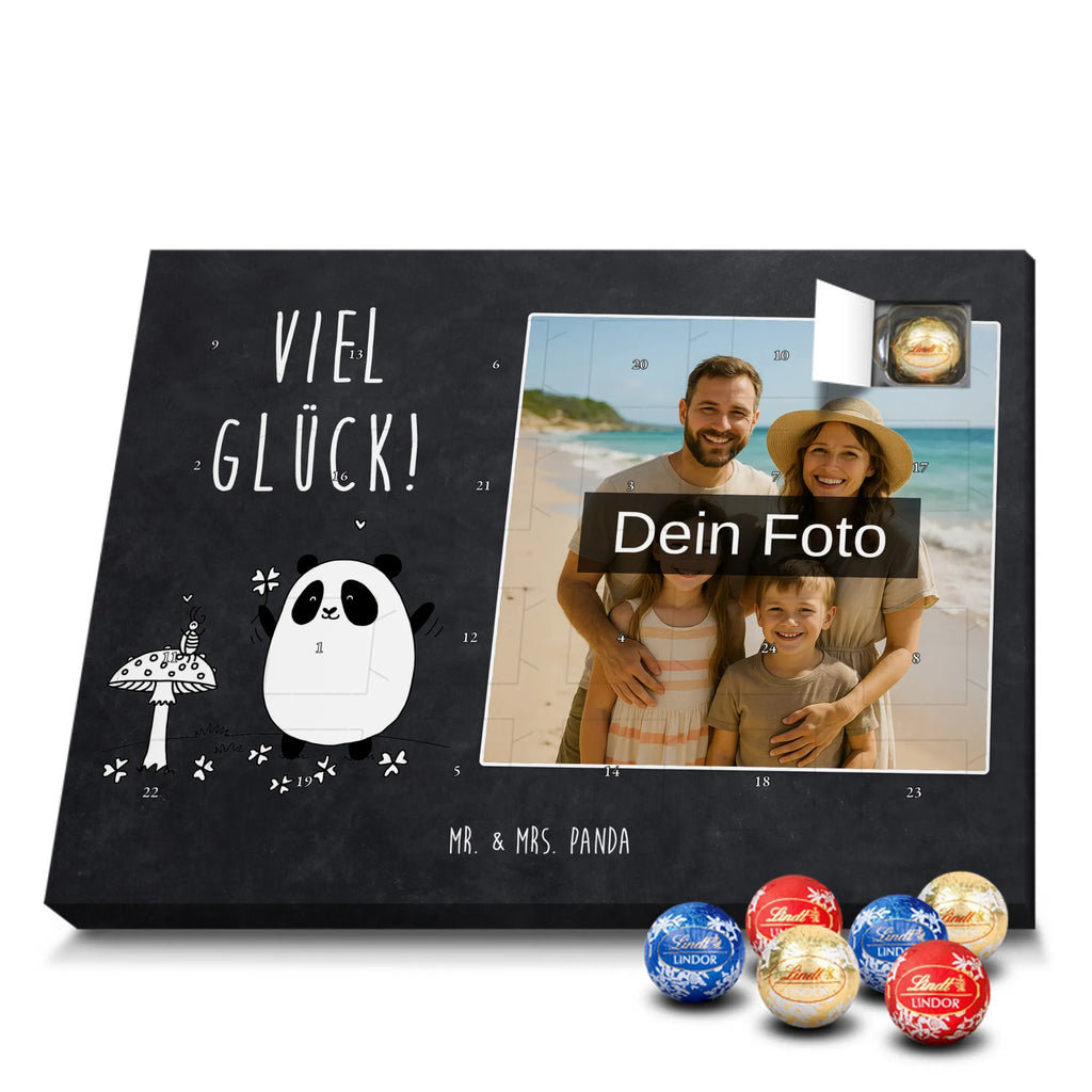  Panda Szczęście Personalisierter Schoko Foto Adventskalender