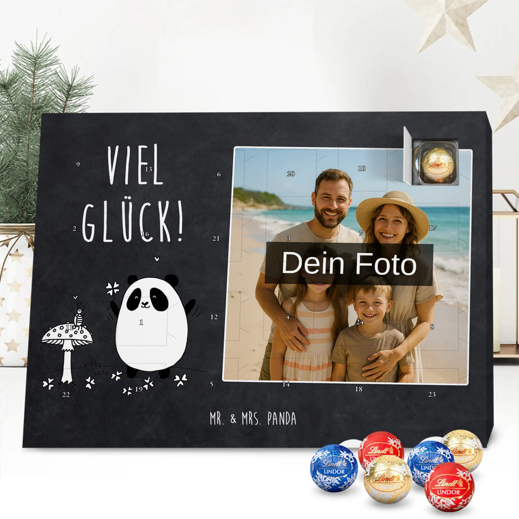 Panda Szczęście Personalisierter Schoko Foto Adventskalender