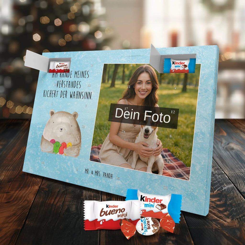  bear Feeling Personalisierter Schoko Foto Adventskalender, Teddybär, Teddy, Bär, Verrückt, Wahnsinn, Durchgedreht