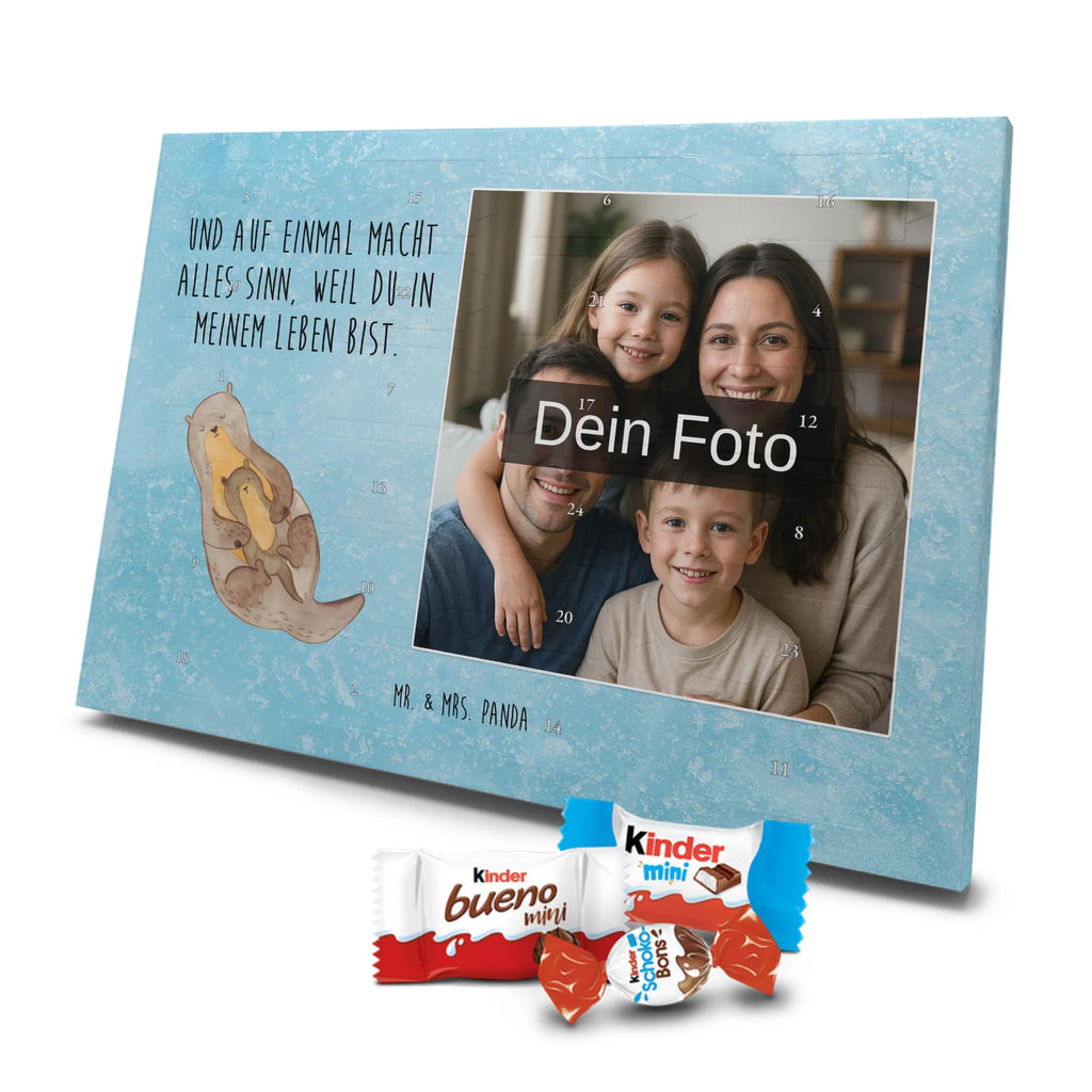 Personalisierter Schoko Foto Adventskalender Otter Kind Personalisierter Schoko Foto Adventskalender, Fischotter, Otter, Seeotter, Otter Seeotter See Otter