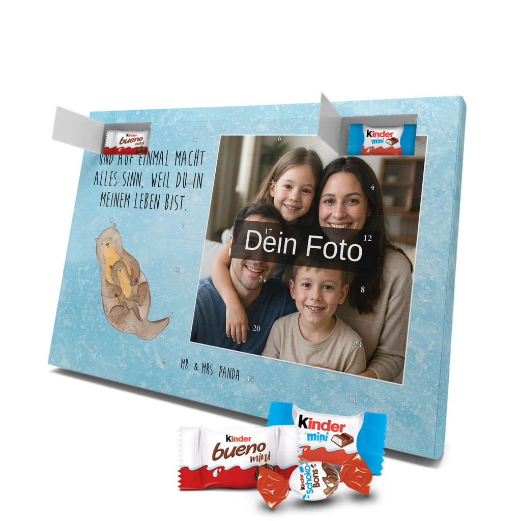 Personalisierter Schoko Foto Adventskalender Otter Kind Personalisierter Schoko Foto Adventskalender, Fischotter, Otter, Seeotter, Otter Seeotter See Otter