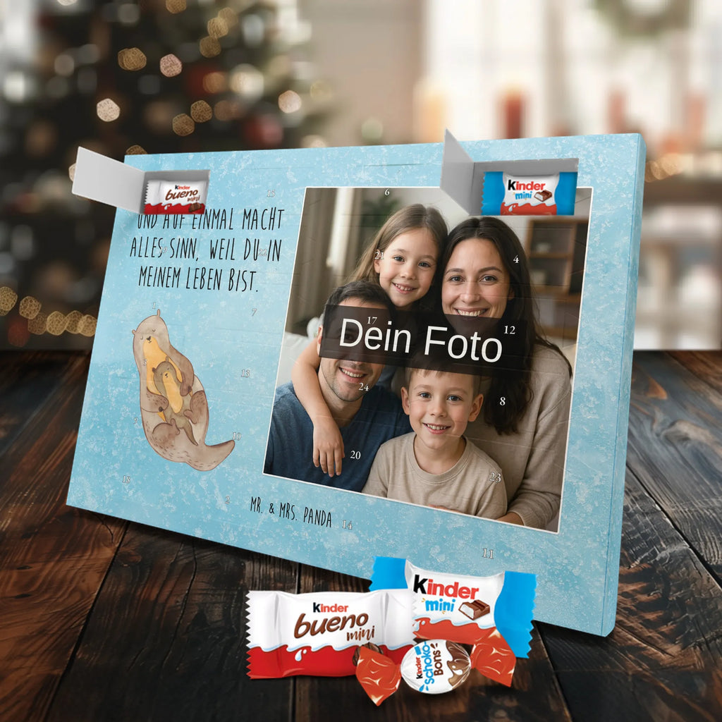 Personalisierter Schoko Foto Adventskalender Otter Kind Personalisierter Schoko Foto Adventskalender, Fischotter, Otter, Seeotter, Otter Seeotter See Otter