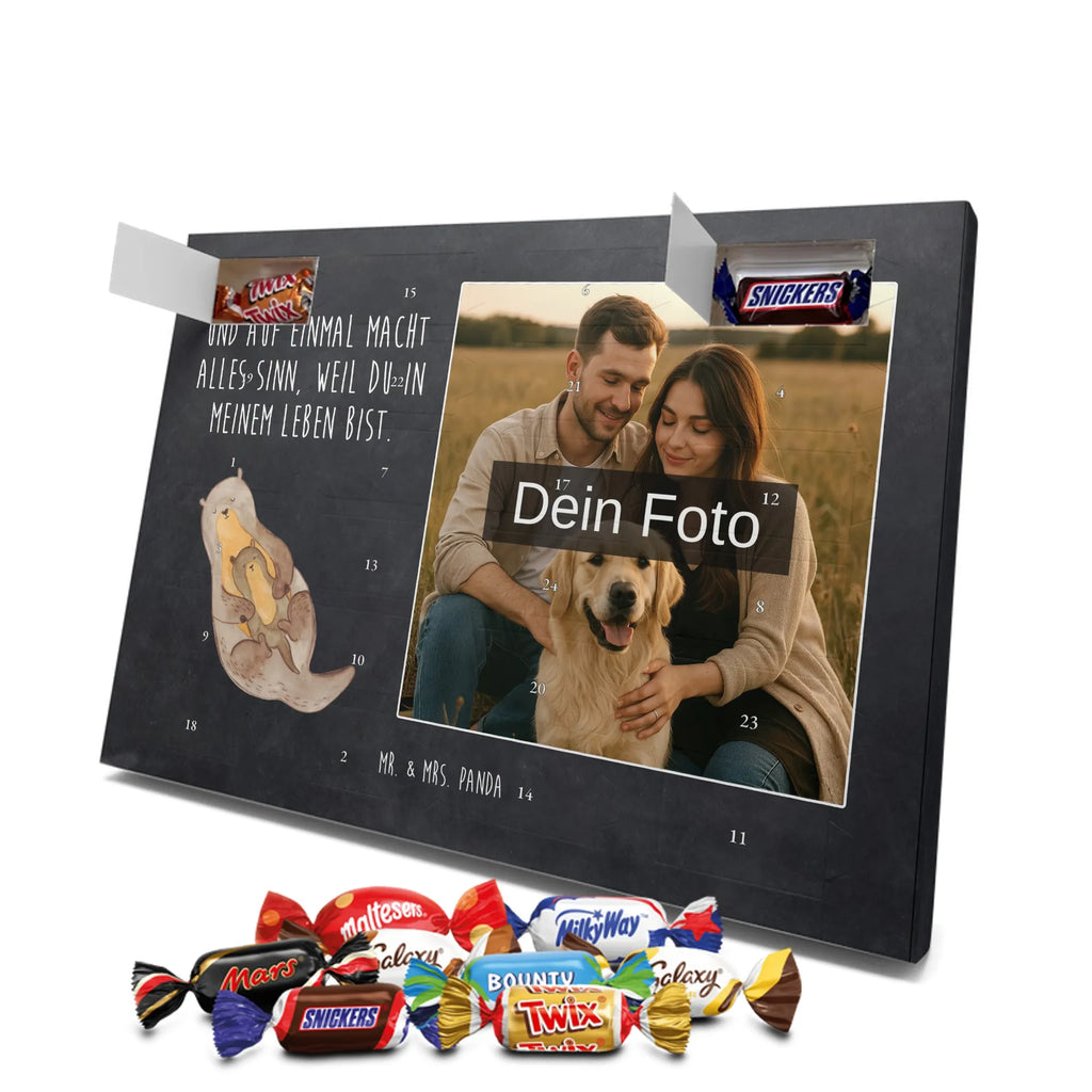 Personalisierter Schoko Foto Adventskalender Otter Kind Personalisierter Schoko Foto Adventskalender, Fischotter, Otter, Seeotter, Otter Seeotter See Otter
