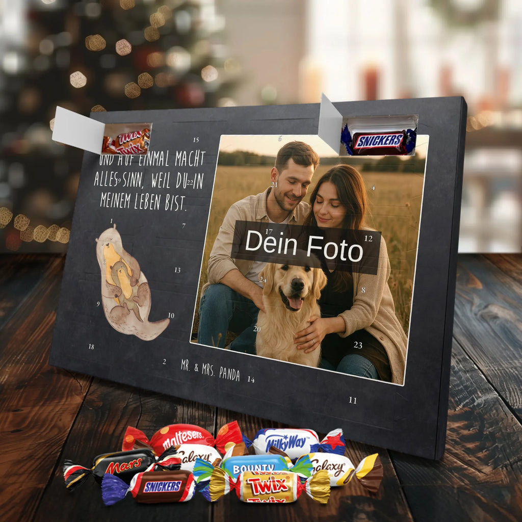 Personalisierter Schoko Foto Adventskalender Otter Kind Personalisierter Schoko Foto Adventskalender, Fischotter, Otter, Seeotter, Otter Seeotter See Otter