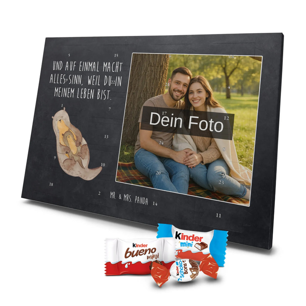 Personalisierter Schoko Foto Adventskalender Otter Kind Personalisierter Schoko Foto Adventskalender, Fischotter, Otter, Seeotter, Otter Seeotter See Otter