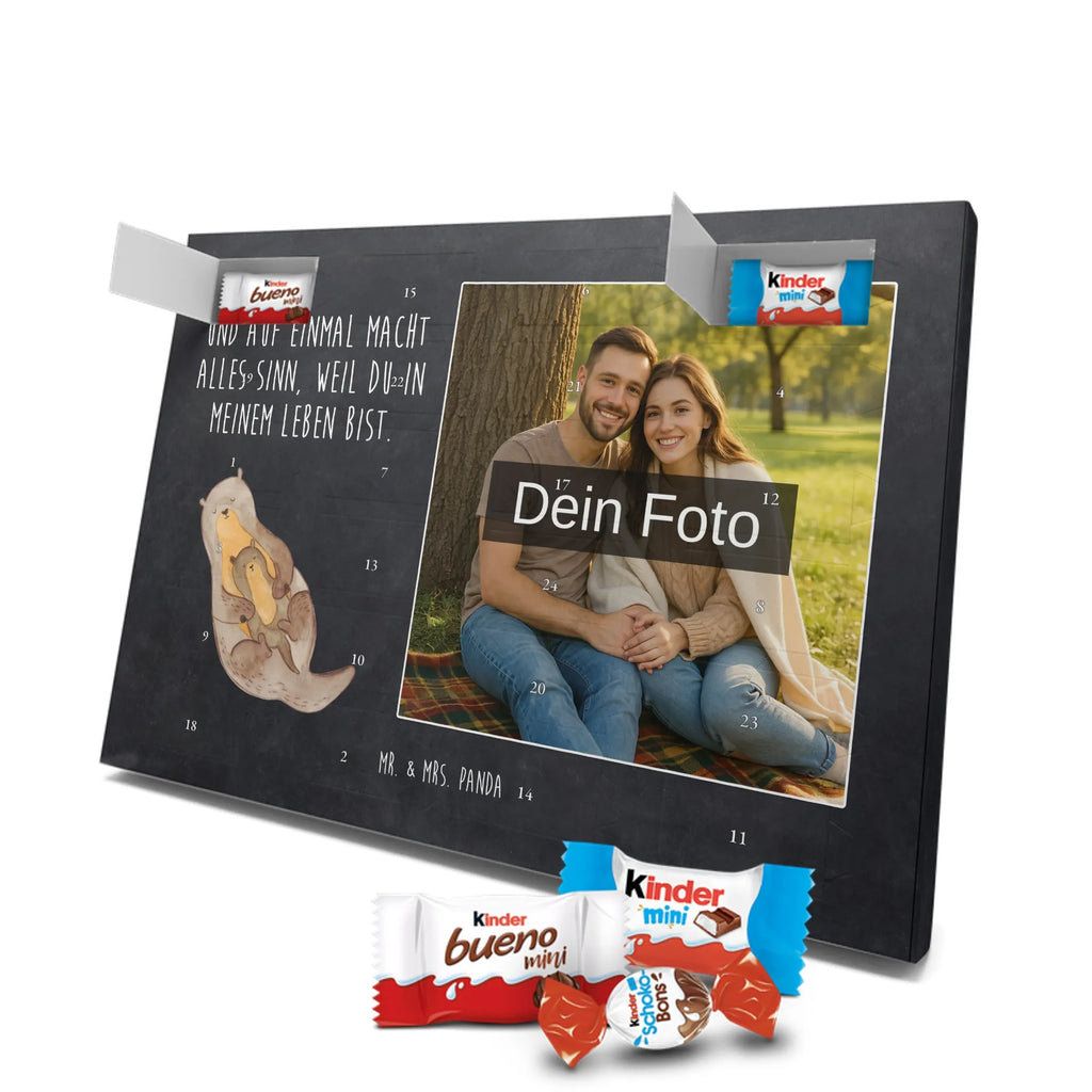 Personalisierter Schoko Foto Adventskalender Otter Kind Personalisierter Schoko Foto Adventskalender, Fischotter, Otter, Seeotter, Otter Seeotter See Otter