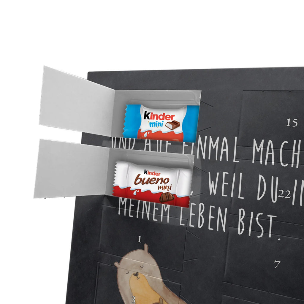 Personalisierter Schoko Foto Adventskalender Otter Kind Personalisierter Schoko Foto Adventskalender, Fischotter, Otter, Seeotter, Otter Seeotter See Otter