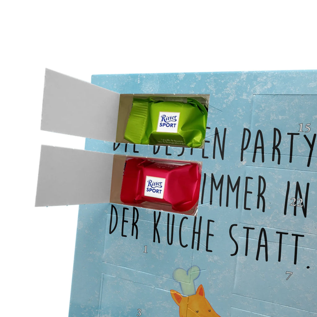  Fox A cook Personalisierter Schoko Foto Adventskalender, Fuchs, Witzig, Spruch Lustig, Füchse, Party Spruch, Küche Deko, Küche Spruch, Bäcker, Koch Geschenk, Köche