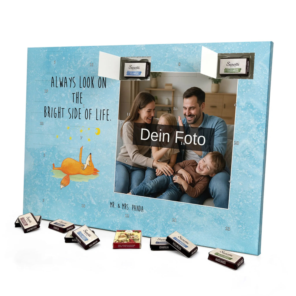 Personalisierter Schoko Foto Adventskalender Fuchs Sterne Personalisierter Schoko Foto Adventskalender, Fuchs, Spruch schön, Romantik, Füchse, Always Look On The Bright Side Of Life, Tröstende Worte, Spruch Positiv