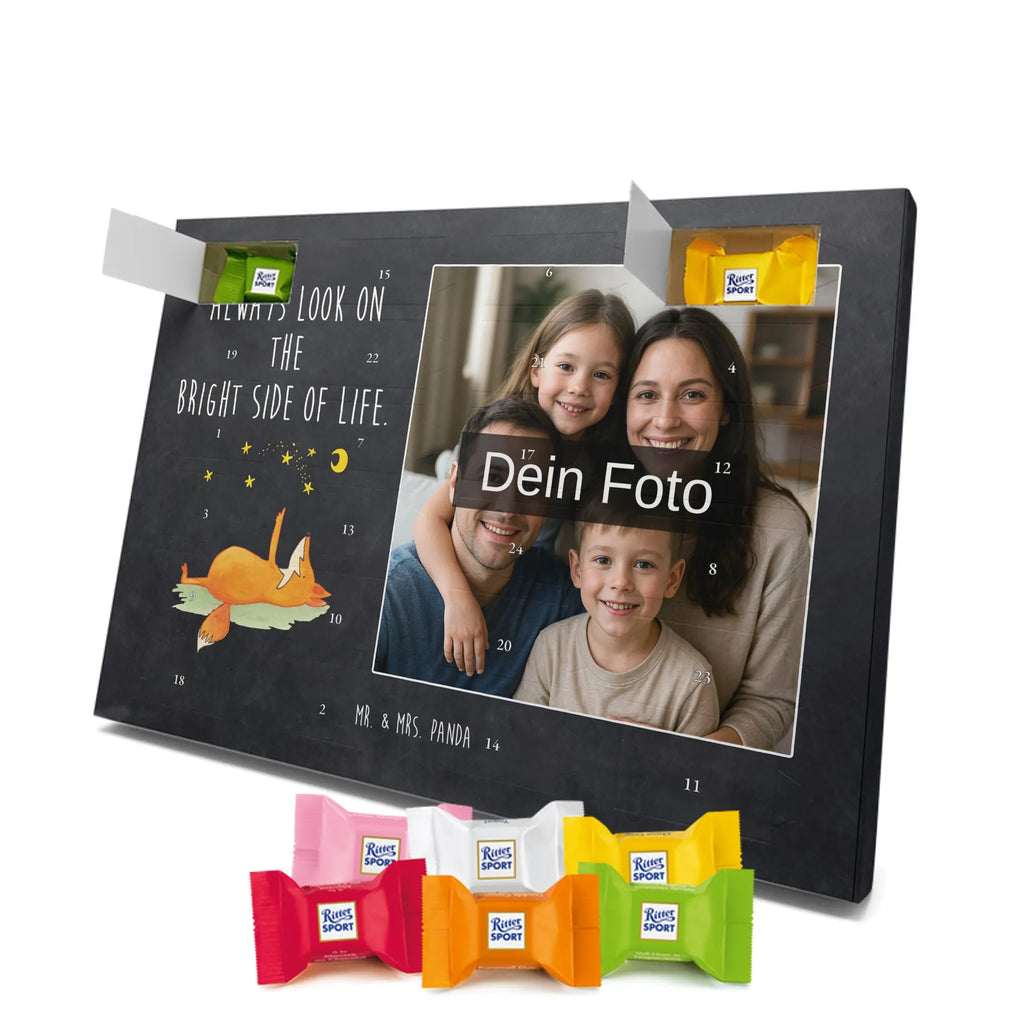 Personalisierter Schoko Foto Adventskalender Fuchs Sterne Personalisierter Schoko Foto Adventskalender, Fuchs, Spruch schön, Romantik, Füchse, Always Look On The Bright Side Of Life, Tröstende Worte, Spruch Positiv