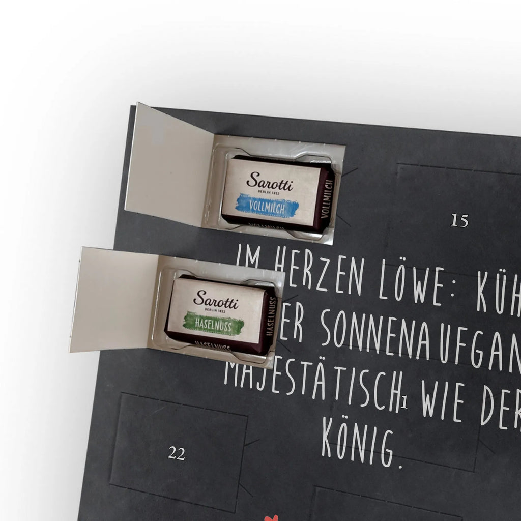 Personalisierter Schoko Foto Adventskalender Löwe Astrologie Personalisierter Schoko Foto Adventskalender, Tierkreiszeichen, Sternzeichen, Horoskop, Astrologie, Aszendent, Geburtstagsgeschenk, Geschenkidee Zum Geburtstag, Löwe, Sternzeichen Löwe