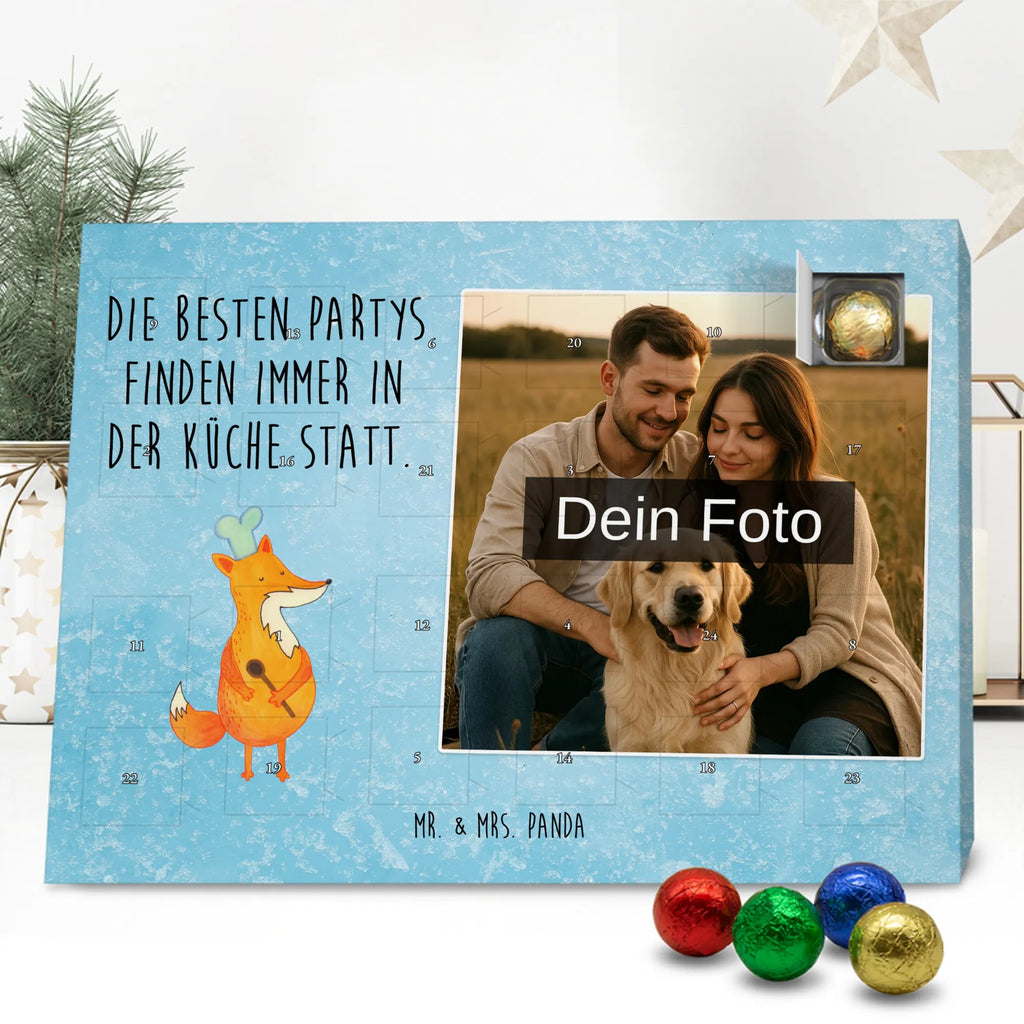  Fox A cook Personalisierter Schoko Foto Adventskalender, Fuchs, Witzig, Spruch Lustig, Füchse, Party Spruch, Küche Deko, Küche Spruch, Bäcker, Koch Geschenk, Köche