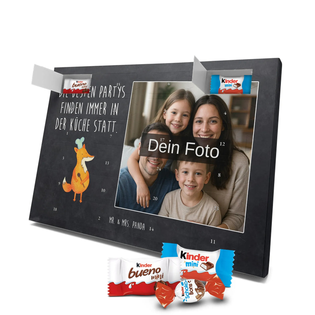  Fox A cook Personalisierter Schoko Foto Adventskalender, Fuchs, Witzig, Spruch Lustig, Füchse, Party Spruch, Küche Deko, Küche Spruch, Bäcker, Koch Geschenk, Köche