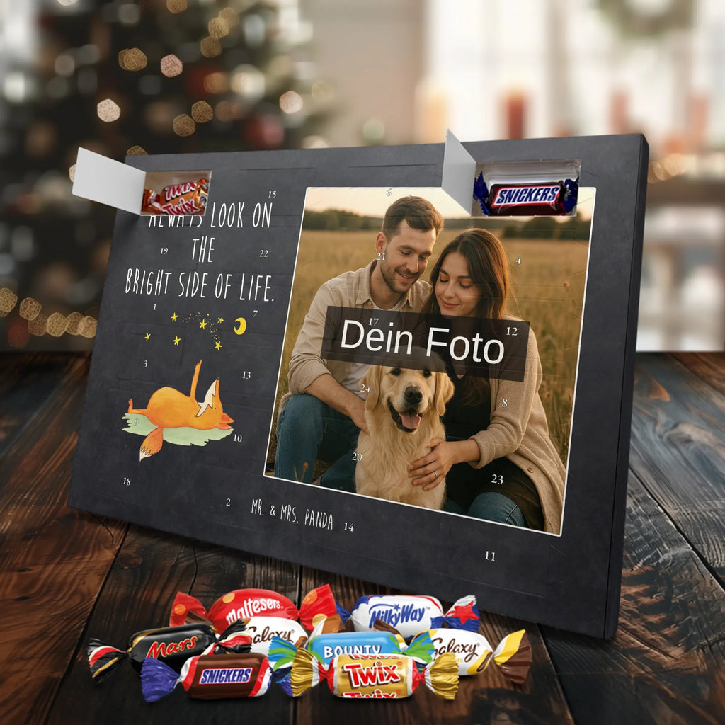 Personalisierter Schoko Foto Adventskalender Fuchs Sterne Personalisierter Schoko Foto Adventskalender, Fuchs, Spruch schön, Romantik, Füchse, Always Look On The Bright Side Of Life, Tröstende Worte, Spruch Positiv