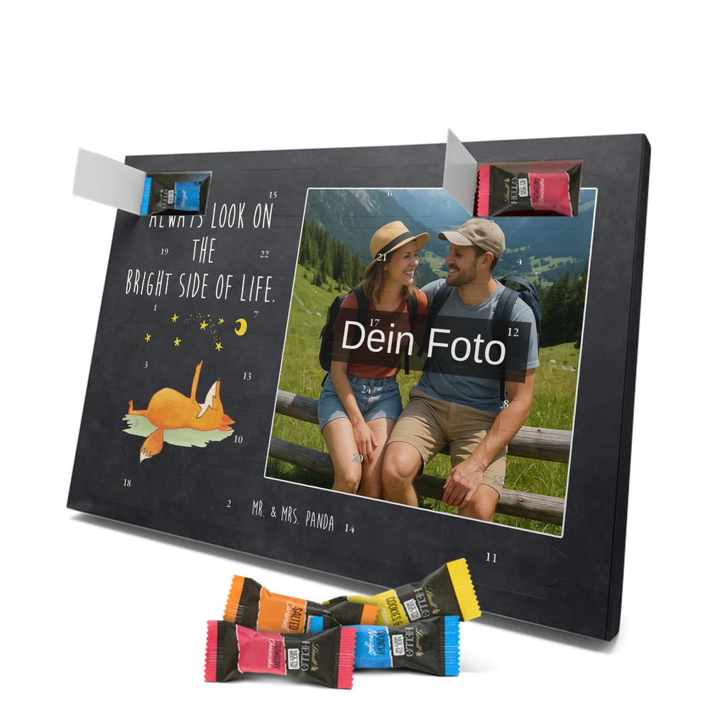 Personalisierter Schoko Foto Adventskalender Fuchs Sterne Personalisierter Schoko Foto Adventskalender, Fuchs, Spruch schön, Romantik, Füchse, Always Look On The Bright Side Of Life, Tröstende Worte, Spruch Positiv