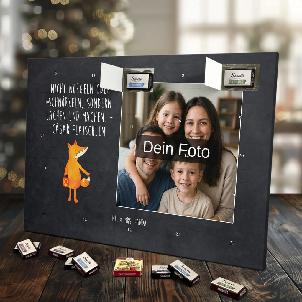 Personalisierter Schoko Foto Adventskalender Fuchs Laterne Personalisierter Schoko Foto Adventskalender, Fuchs, Cäsar Otto Hugo Flaischlen, Sankt Martin, Laterne, Aufmuntern, Laternenumzug, Liebeskummer Spruch, Spruch Trösten, Füchse