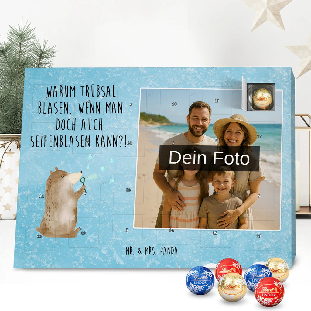Personalisierter Schoko Foto Adventskalender Bär Seifenblasen Personalisierter Schoko Foto Adventskalender, Teddybär, Teddy, Bär, Seifenblasen Bär Lustig Sein Glücklich Traurig Happy