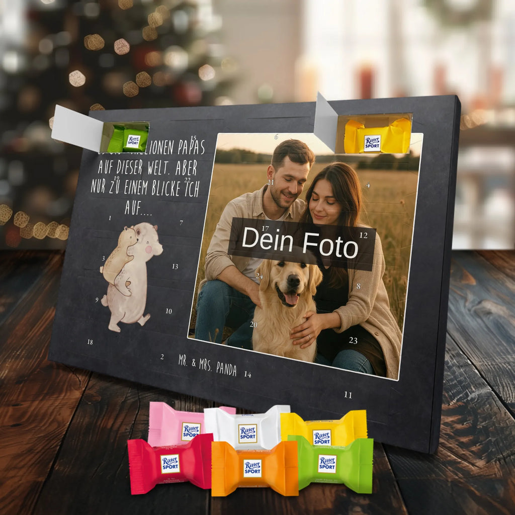Personalisierter Schoko Foto Adventskalender Papa Bär Personalisierter Schoko Foto Adventskalender, Opa, Bruder, Familie, Muttertag, Schwester, Papa, Mama, Vatertag, Oma, Vater, Onkel, Geschenk, Vati, Geburtstag, Papi