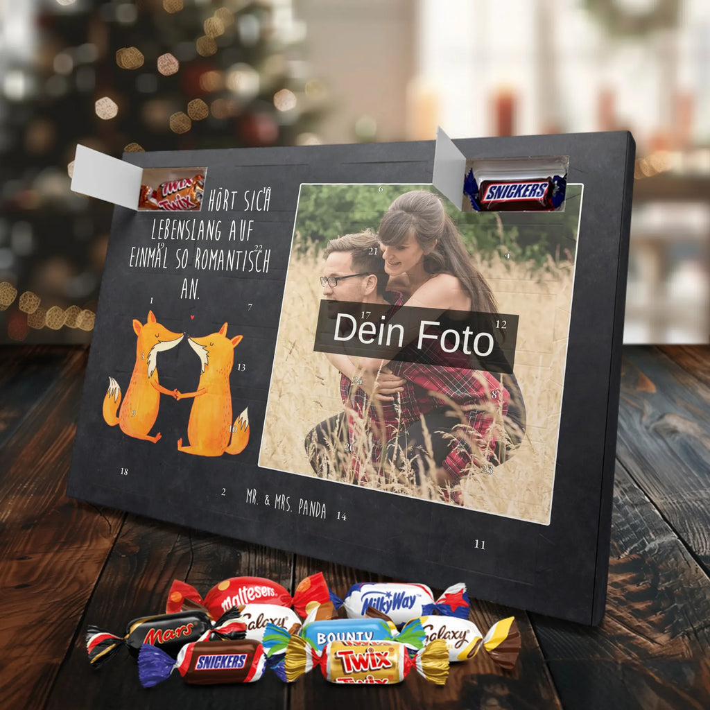 Personalisierter Schoko Foto Adventskalender Füchse Liebe Personalisierter Schoko Foto Adventskalender, Fuchs, Verlobte, Freundin, Ehemann, Ehe, Liebespaar, Füchse, Liebe, Ehefrau, Freund, Liebesbeweis, Paar, Fox, Partner