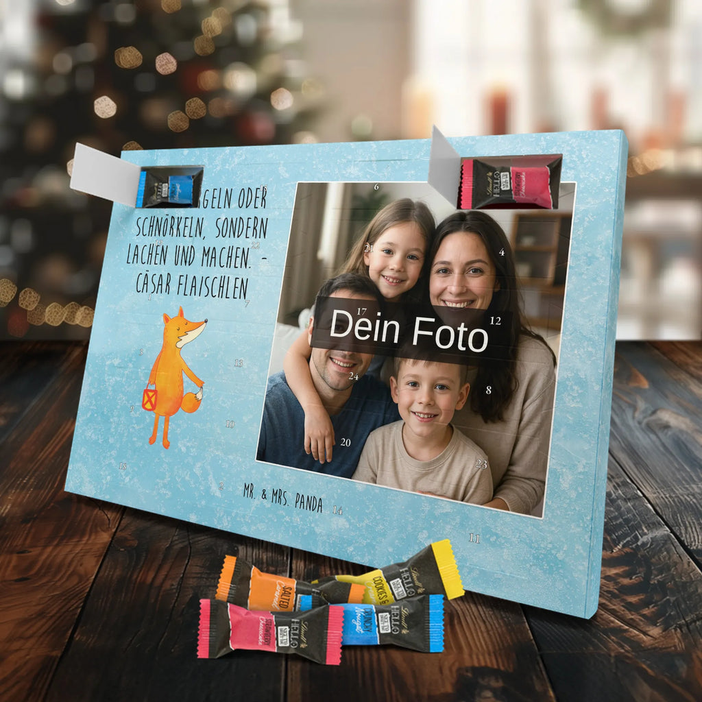 Personalisierter Schoko Foto Adventskalender Fuchs Laterne Personalisierter Schoko Foto Adventskalender, Fuchs, Cäsar Otto Hugo Flaischlen, Sankt Martin, Laterne, Aufmuntern, Laternenumzug, Liebeskummer Spruch, Spruch Trösten, Füchse