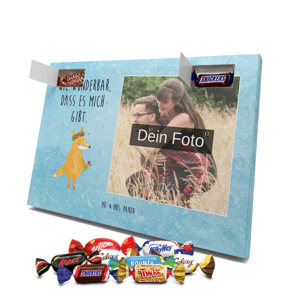  Fox Flower Personalisierter Schoko Foto Adventskalender, Fuchs, Blume, Selbstliebe, Liebesbeweis, Freundinnen, Ich, Fuchsmädchen, Motivation, Blumen, Mich, Fox, Freude, Liebe, Freundin, Blumenmädchen, Füchse