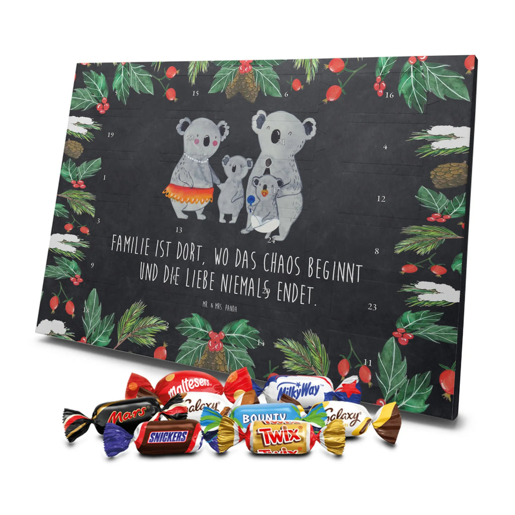Chocolate advent calendar Koala Family Father's Day, Mother's Day, children, siblings, family life