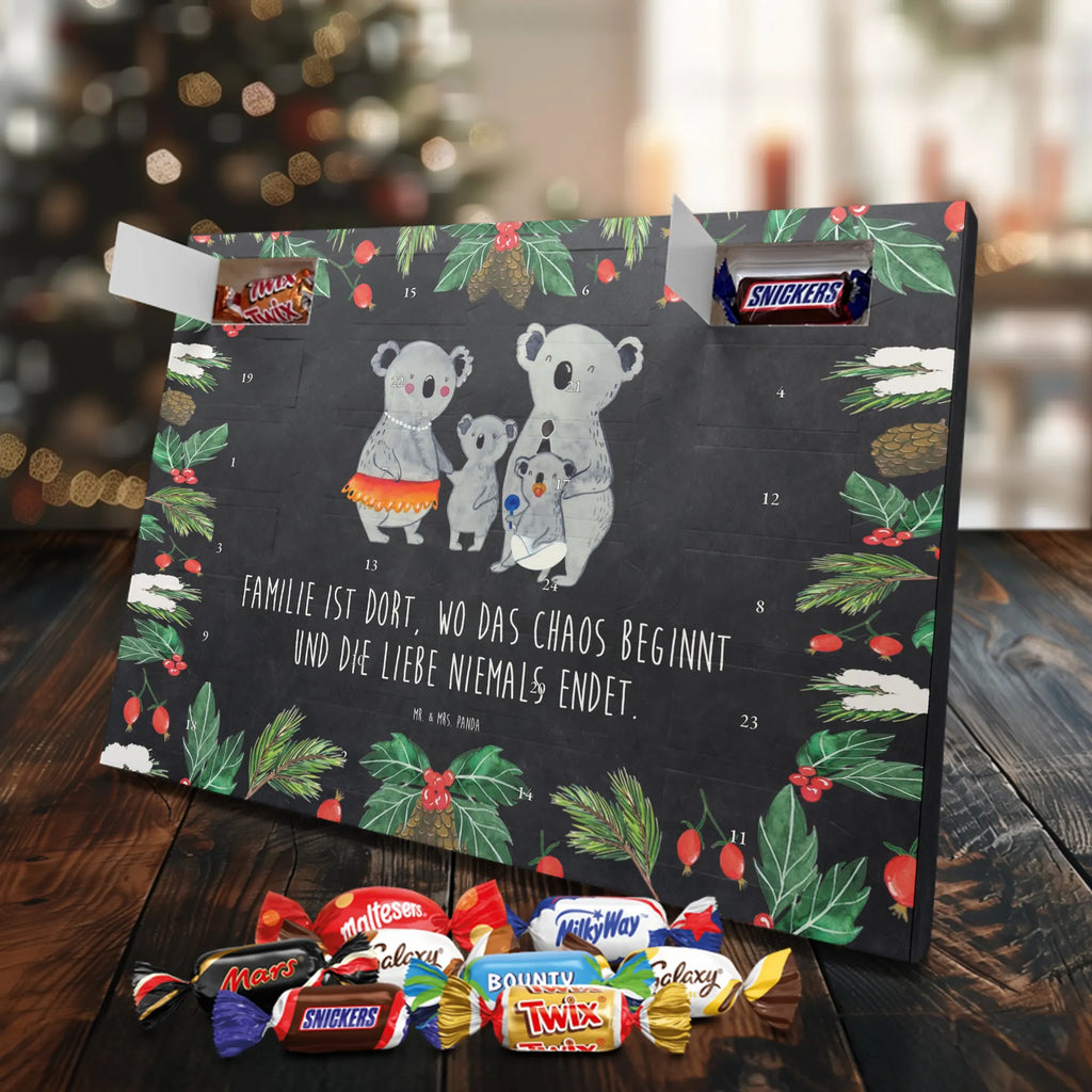Chocolate advent calendar Koala Family Father's Day, Mother's Day, children, siblings, family life