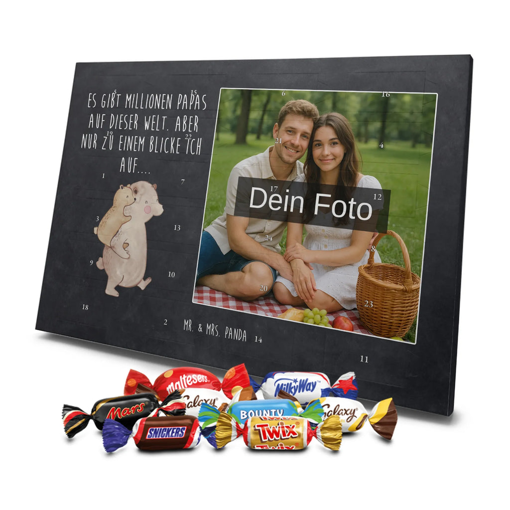 Personalisierter Schoko Foto Adventskalender Papa Bär Personalisierter Schoko Foto Adventskalender, Opa, Bruder, Familie, Muttertag, Schwester, Papa, Mama, Vatertag, Oma, Vater, Onkel, Geschenk, Vati, Geburtstag, Papi