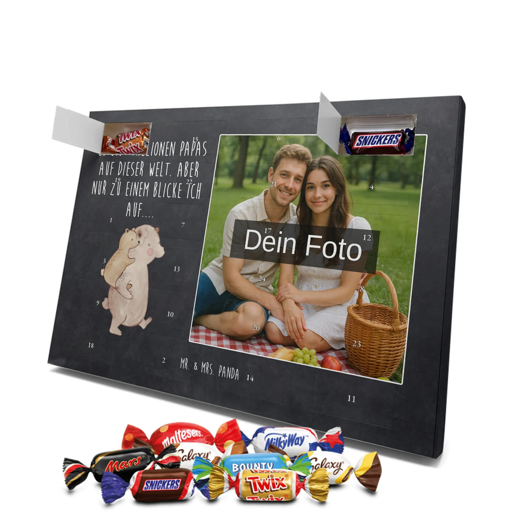 Personalisierter Schoko Foto Adventskalender Papa Bär Personalisierter Schoko Foto Adventskalender, Opa, Bruder, Familie, Muttertag, Schwester, Papa, Mama, Vatertag, Oma, Vater, Onkel, Geschenk, Vati, Geburtstag, Papi