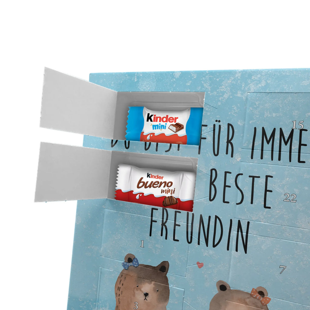  bear Girlfriend Personalisierter Schoko Foto Adventskalender, Teddybär, Teddy, Bär, Bär Freundin Beste Freund Liebe Liebesbeweis Verliebt Kumpel Kumpeliene